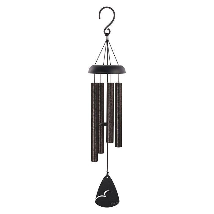 CHA60550 12 in. Signature Series Wind Chime, Black Fleck