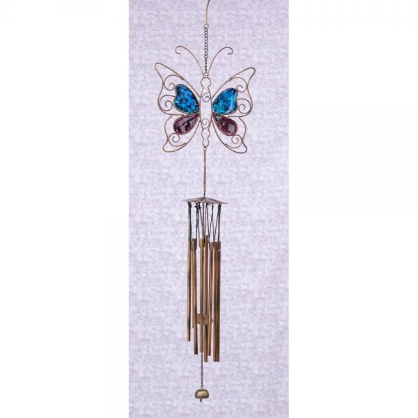 Picture of Ancient Graffiti ANCIENTAG1462 Butterfly Pipes Chime