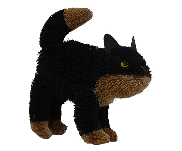 Picture of Brushart BRUSH0189L 16 in. Black Cat Standing Figurine