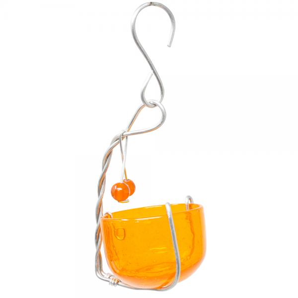 Picture of Songbird Essentials SEHHORSCA Single Cup Aluminum Oriole Jelly Feeder