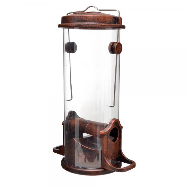 Picture of Backyard Essentials BE177 Petite Seed Tube Feeder - Antique Copper