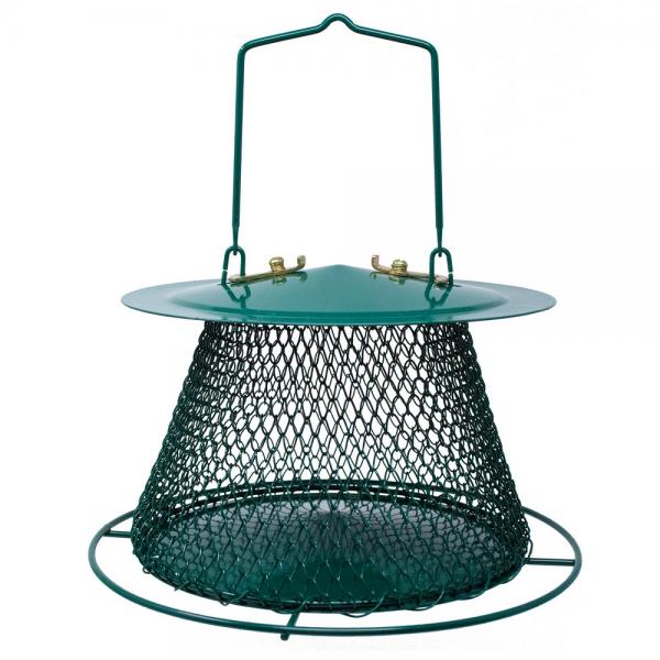 Picture of Backyard Essentials BE191 Green Collapsible Mesh Feeder