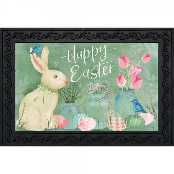 Picture of Briarwood Lane BLD01544 Easter Bunny & Tulips Doormat