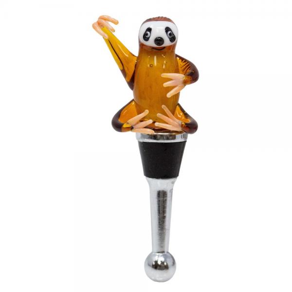Picture of LS Arts BS-301 Glass Sloth Bottle Stopper