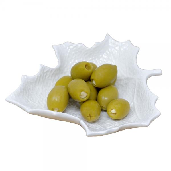Picture of Entertaining Essentials EE205 White Vine Leaf Dipping Dish