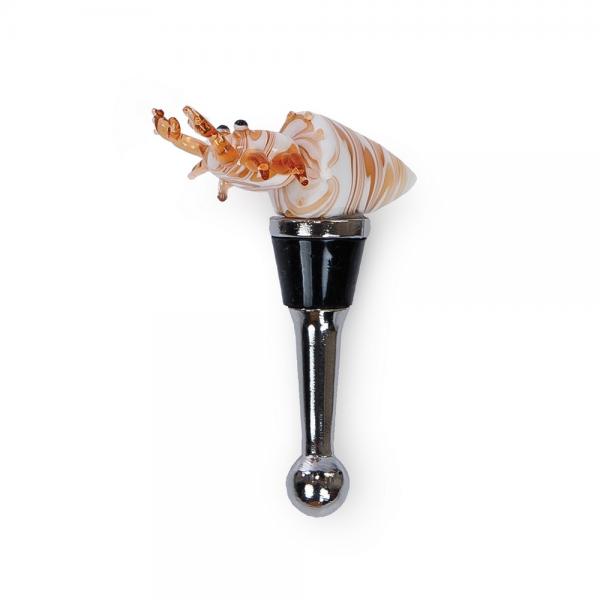 Picture of Gold Crest Distributing PSA-380HC Glass Hermit Crab Bottle Stopper