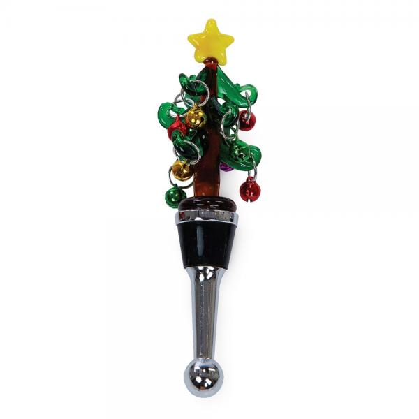 Picture of Oak & Olive PSA-380XO Christmas Ornaments Glass Bottle Stopper