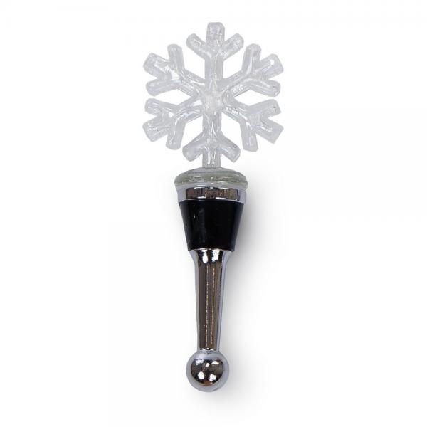 Picture of Oak & Olive PSA-380SW Glass Bottle Stopper&#44; Snowflake