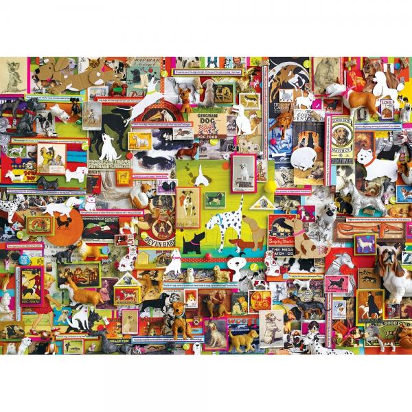 Picture of Outset Media Games OMP40045 Dogtown Puzzle - 1000 Piece