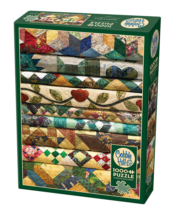 Picture of Outset Media Games OMP40047 Grandmas Quilts Puzzle - 1000 Piece