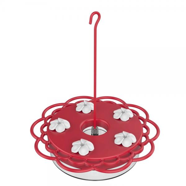 Picture of Natures Way NWDDHF02N1 13 oz 2-in-1 Plastic Dish Hummingbird Feeder
