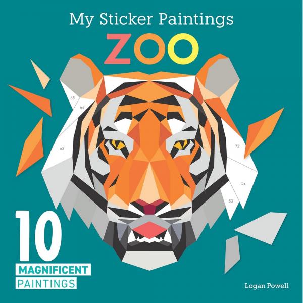 Picture of Fox Chapel Publishing FCP1641243223 My Sticker Paintings Zoo Book