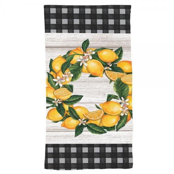 Picture of Briarwood Lane BLHT01520 Lemon Wreath Hand Towel