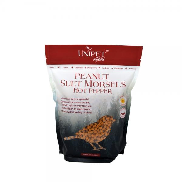 Picture of Unipet UP0600320 Hot Pepper Peanut Suet Morsels - 3 lbs