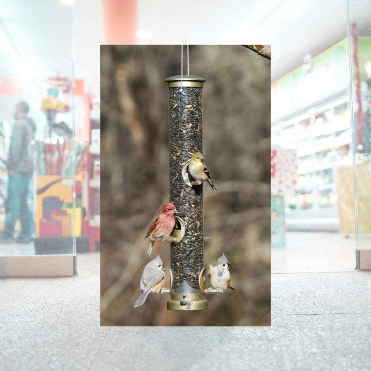 Picture of Aspects Seed Tube Large Antique Brass Quick Clean Base