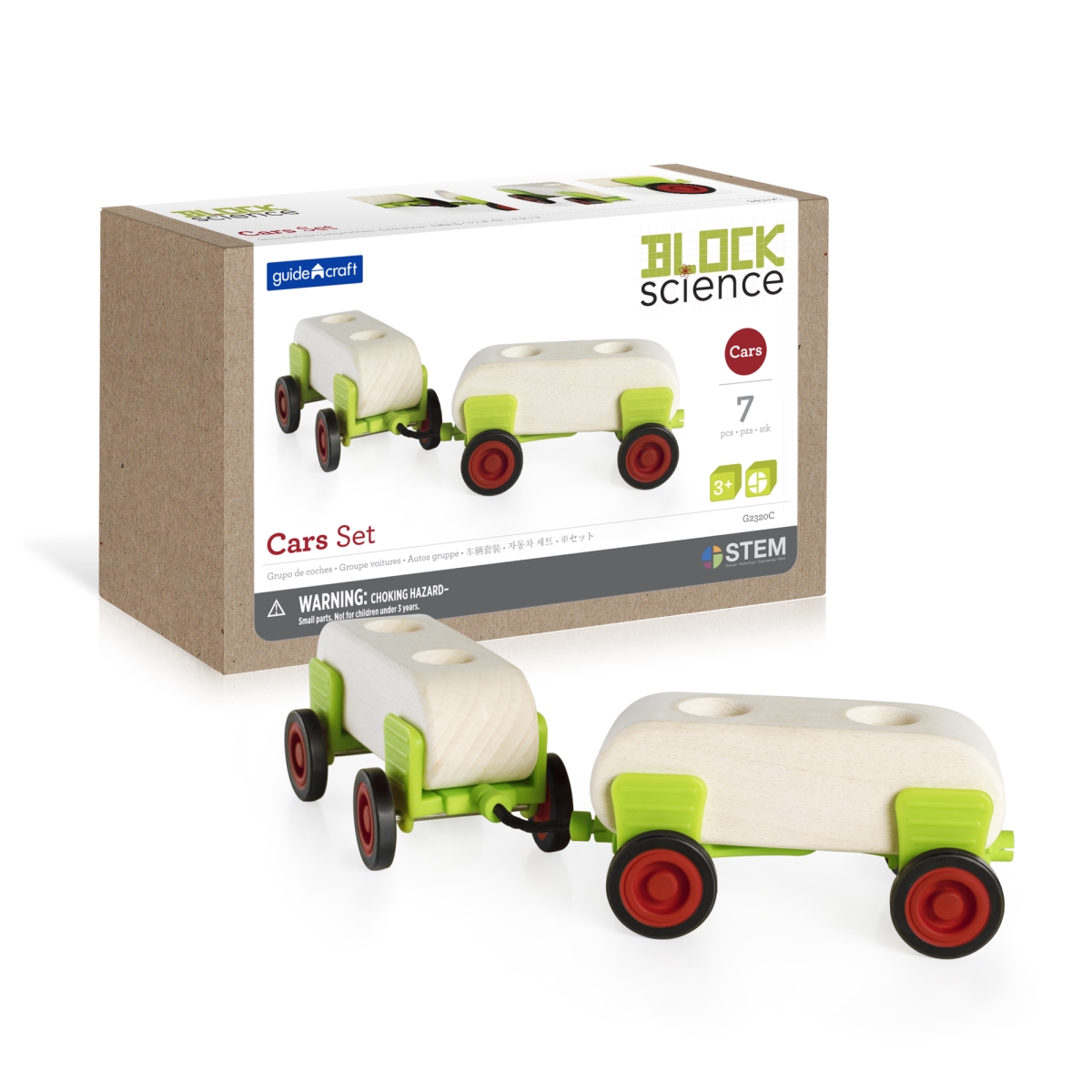 Picture of Guidecraft G2320C Block Science Cars Set
