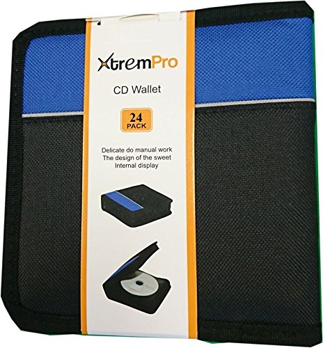Picture of Xtrempro 11091 Protective Nylon Media 24 Disc Storage Organizer Wallet Case with Zipper