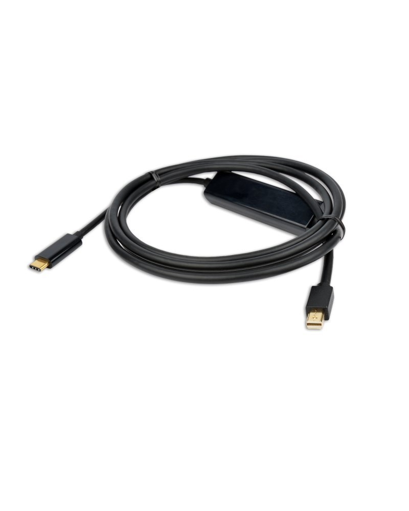 61064 3.1 Type-C to Mini Displayport Male Adapter with 6 ft. Cable - Black