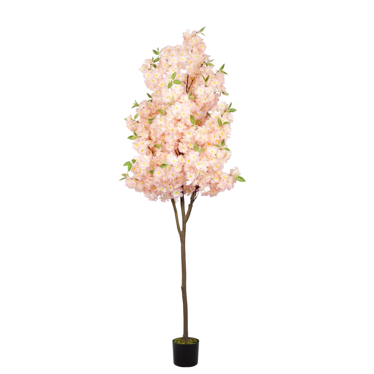 GS-01CBT-6FT Artificial Cherry Blossom Tree 6FT, Realistic Faux Sakura Tree with Pink Flowers (Cherry Blossom Tree 6FT)