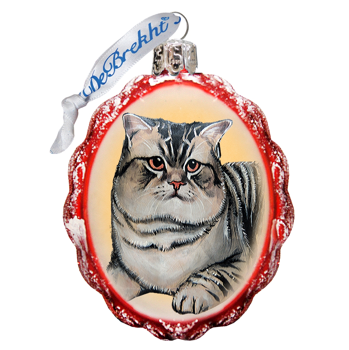 774016 Grey Tabby Ornament