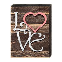 Love Art on Board Wall Decor