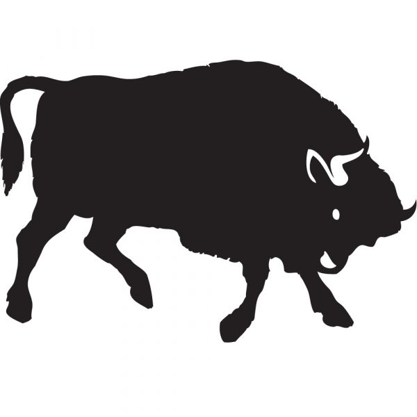 Buffalo Art on Board Wall Decor, UV Protective Coat