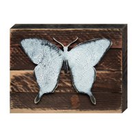 Butterfly Art on Board Wall Decor