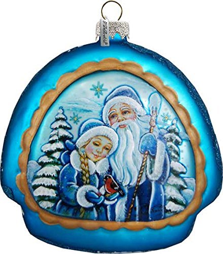 Frosted Story, Holiday Splendor Glass Ornament