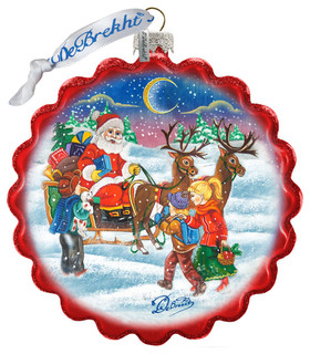 759-044 Happy Holidays to All Wreath Ornament