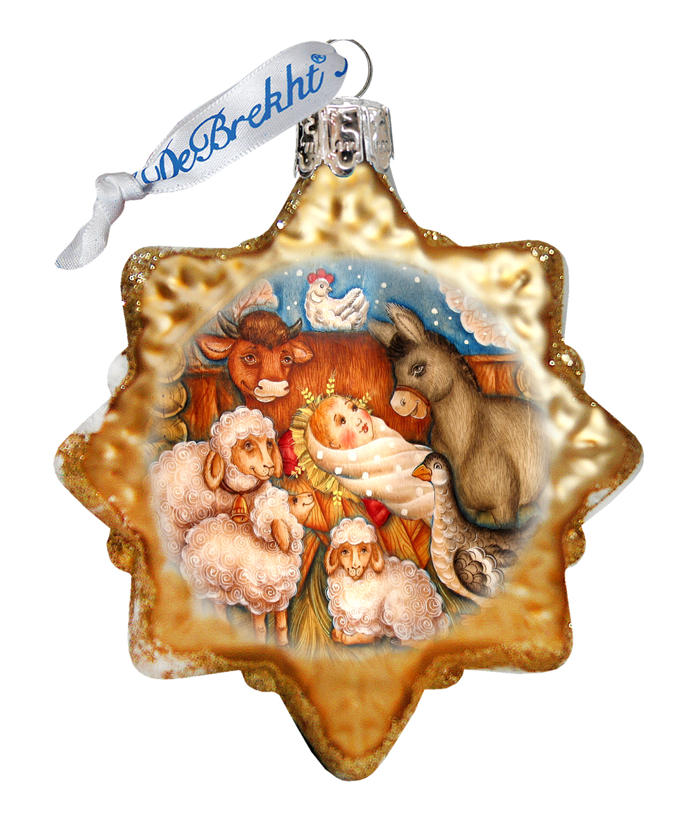 773031 Village Nativity Ornament