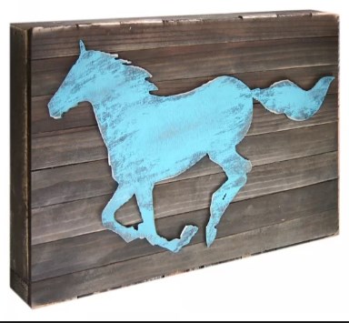 Horse Herd Vintage Wall Decor