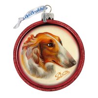 Dog Handcrafted Glass Ornament
