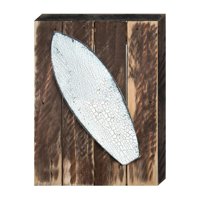Surf Vintage Coastal Art on Board Wall Decor  UV Protective Coat
