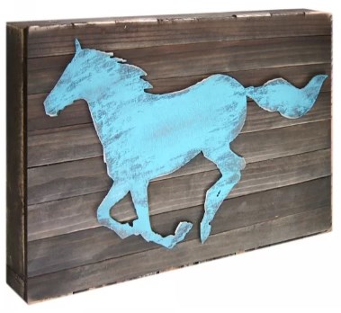 Horse Herd Vintage Wall Decor