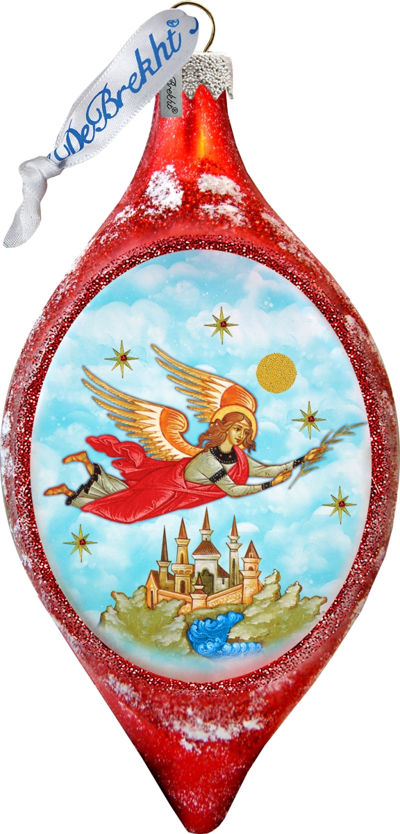 Flying Guardian Angels Drop Ornament