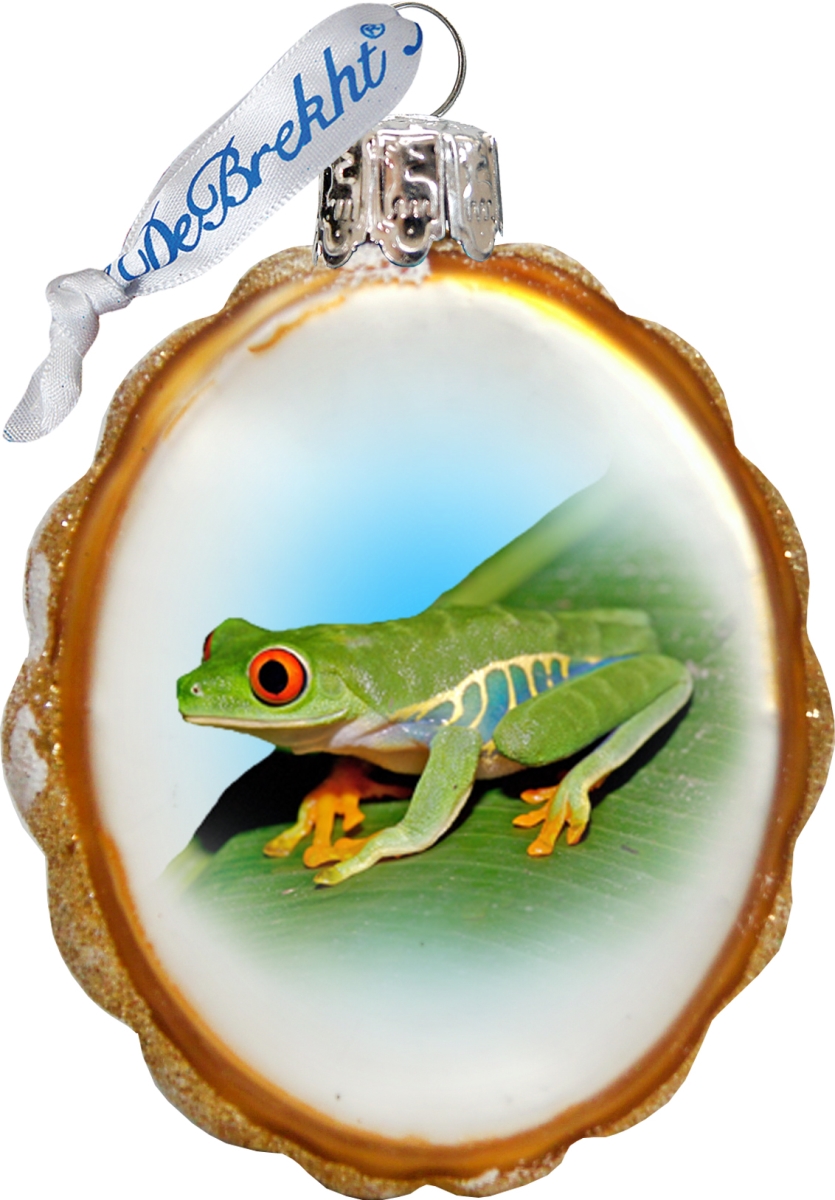 Frog Keepsake Glass Ornament