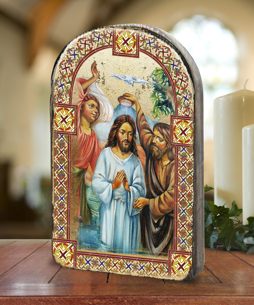 86043 Chrisaintening on Gold Plated Wood