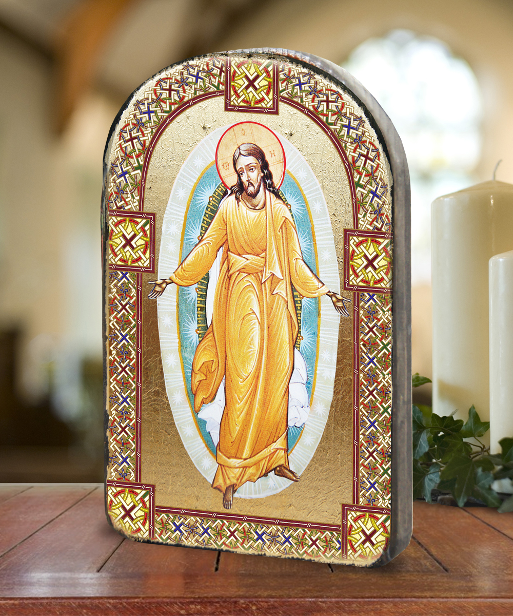 Resurrection on Gold Plated Wood