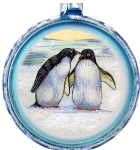 Penguins C-Ball Ornament
