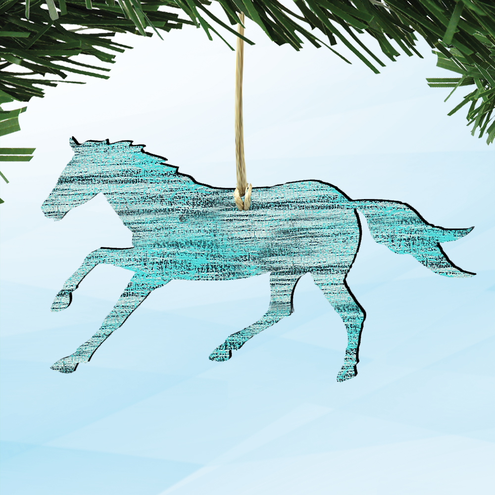 Horse Wooden Ornament