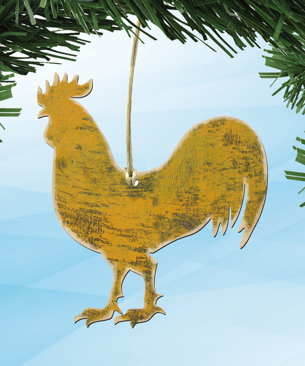 Rooster Wooden Magnet Wall Decor