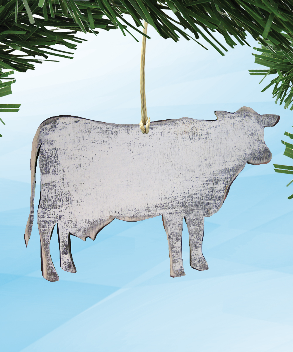 Cow Wooden Magnet