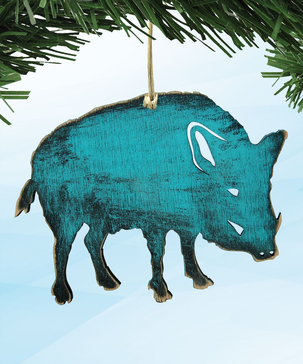 Boar Wooden Magnet Wall Decor