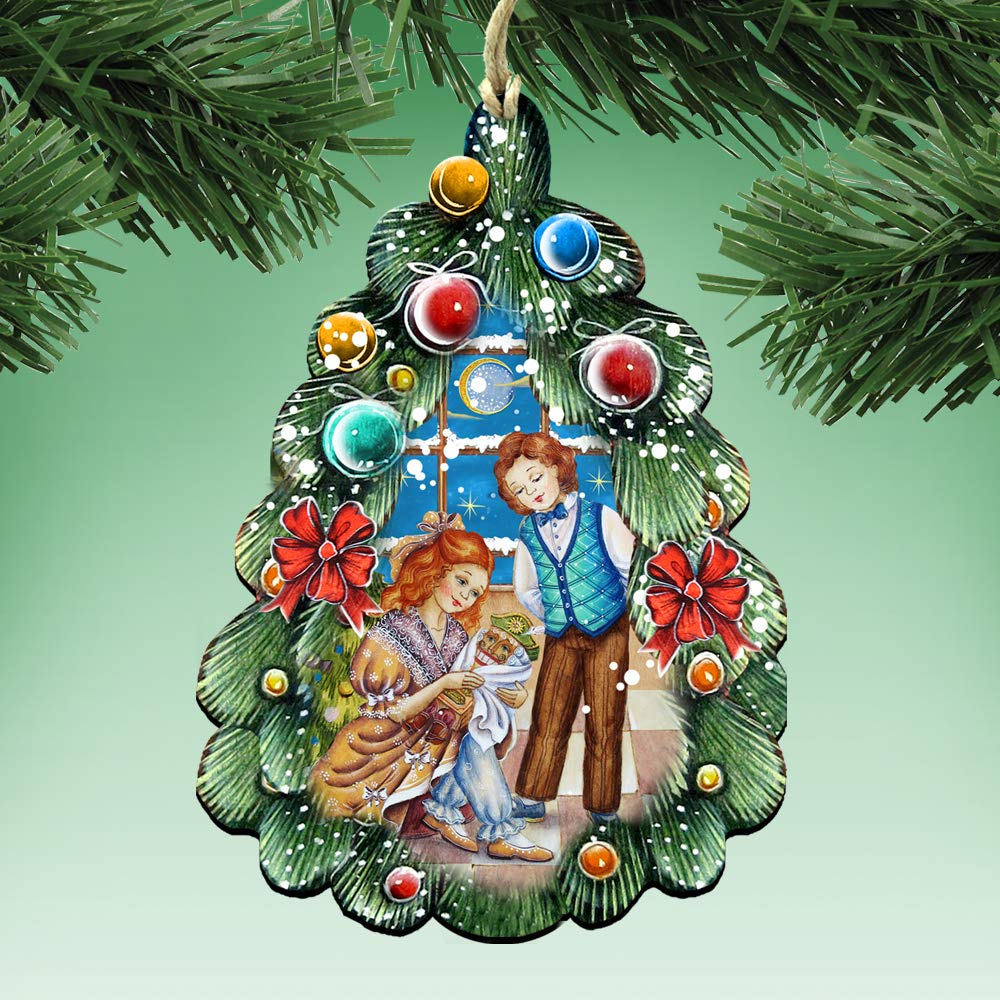 8119184 Nutcracker Christmas Tree Ornament Set of 2