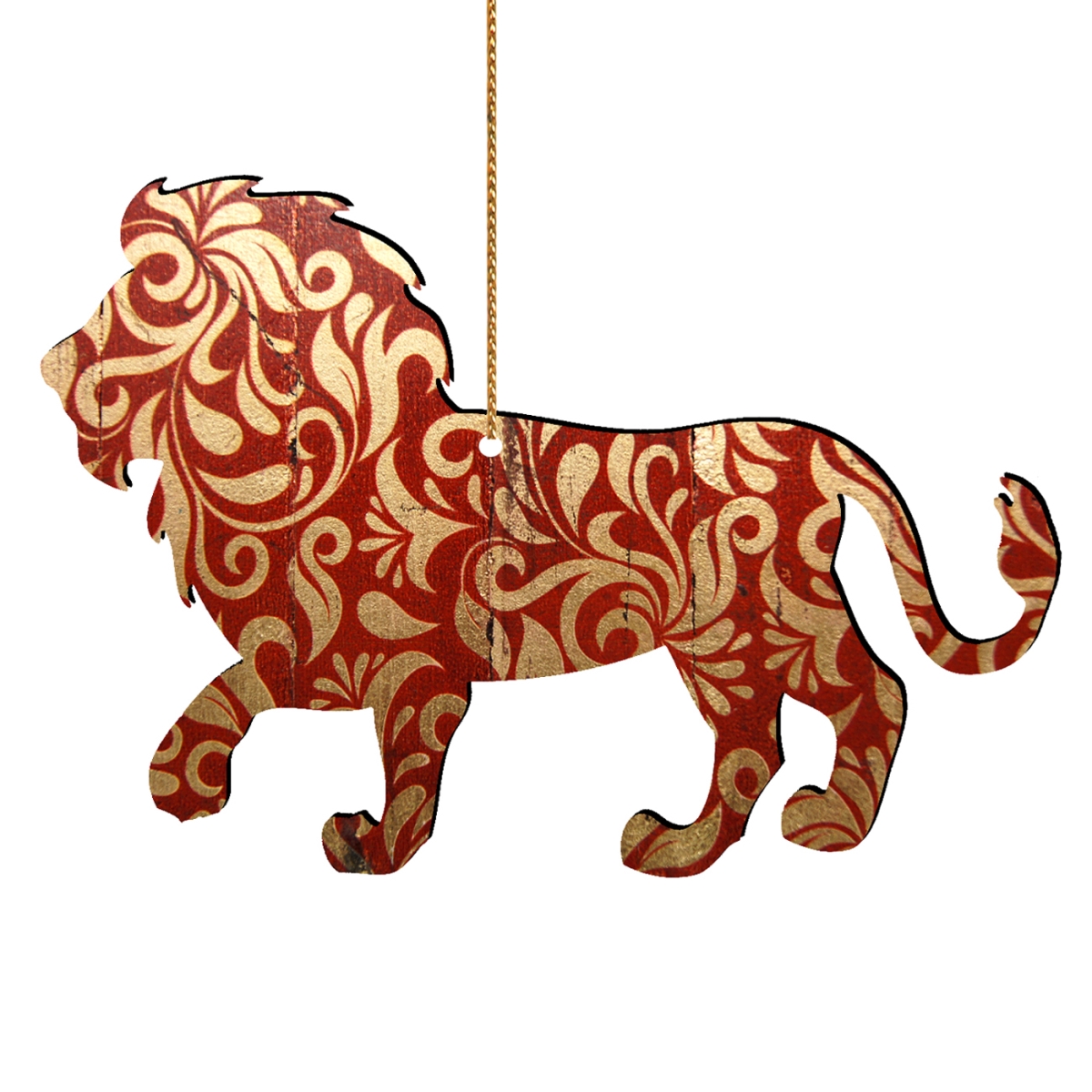 Lion Wooden Magnet Wall Decor