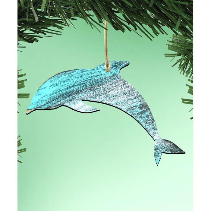 Dolphin Wooden Magnet Wall Decor