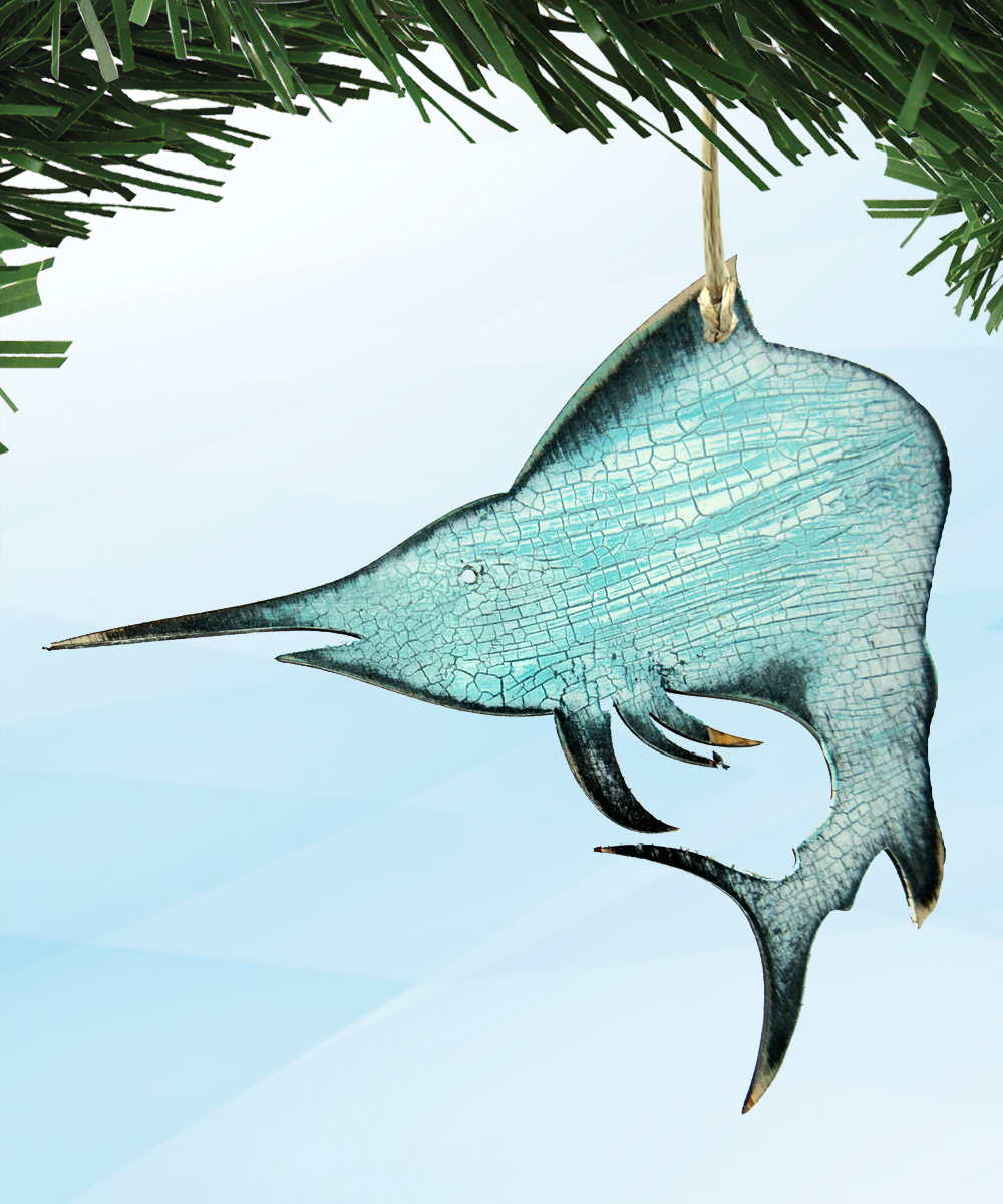 Marlin Wooden Magnet Wall Decor