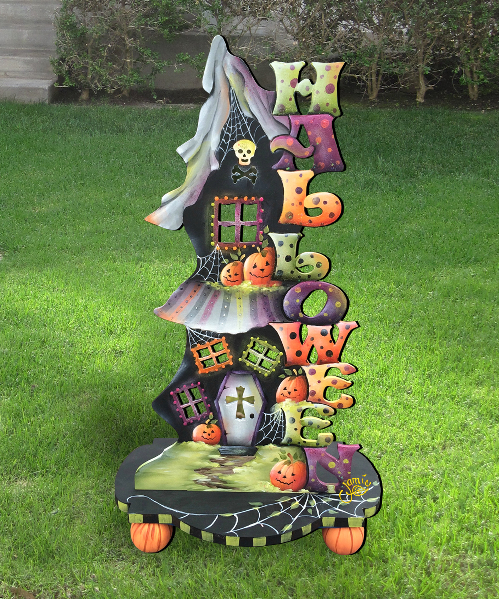 Halloween Candle Holder Free-Standing Garden Decor