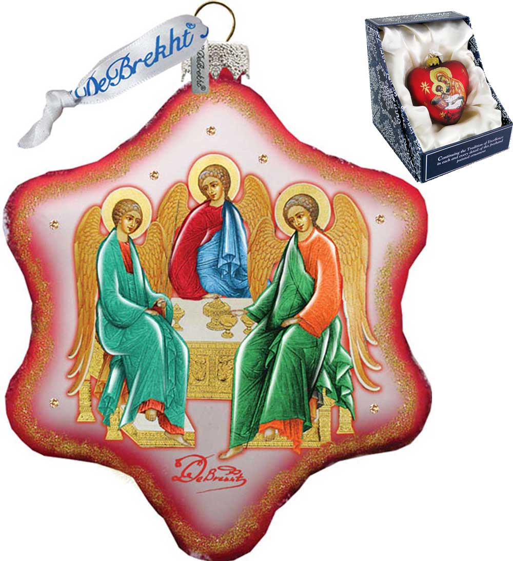 754034 Trinity Snowflake Ornament