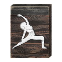 Yoga Art on Board Wall Decor